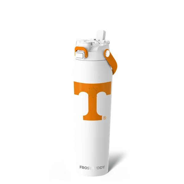 Bottle Buddy 32oz, Tennessee Volunteers, Gameday — bottle32-white-ncaa-tennessee-stripe