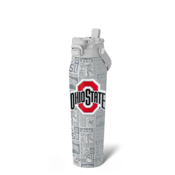 Bottle Buddy 32oz - Ohio State Buckeyes, Legacy — bottle32-ohiostate3dgray