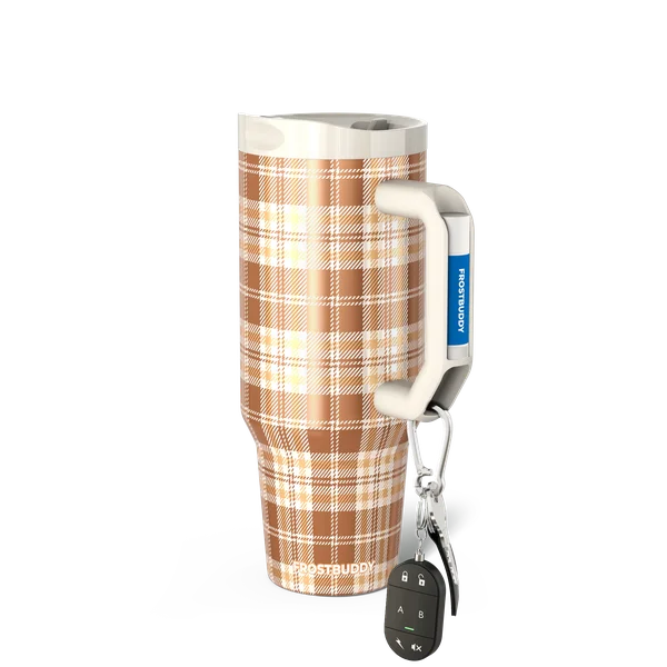 Thicc Buddy 40oz - Pumpkin Patch Plaid
